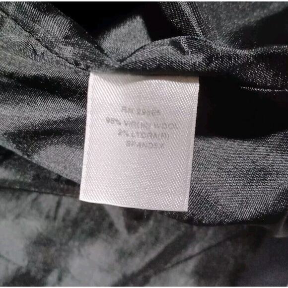 Pendleton Jacket Womens Sz 14 Black‎ Blazer Virgin Wool 1 Button - Picture 3 of 4